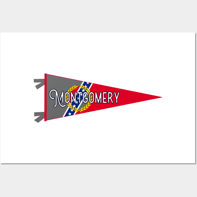 Montgomery Pennant Wall Art by zsonn